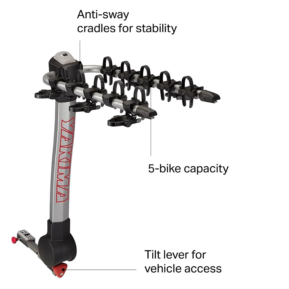 Best Sale ❤️ Yakima Bike Hitch Racks RidgeBack 5 👍 2 Best Sale ❤️ Yakima Bike Hitch Racks RidgeBack 5 👍 - Image 2